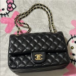 Chanel Black Quilted Leather Shoulder Bag